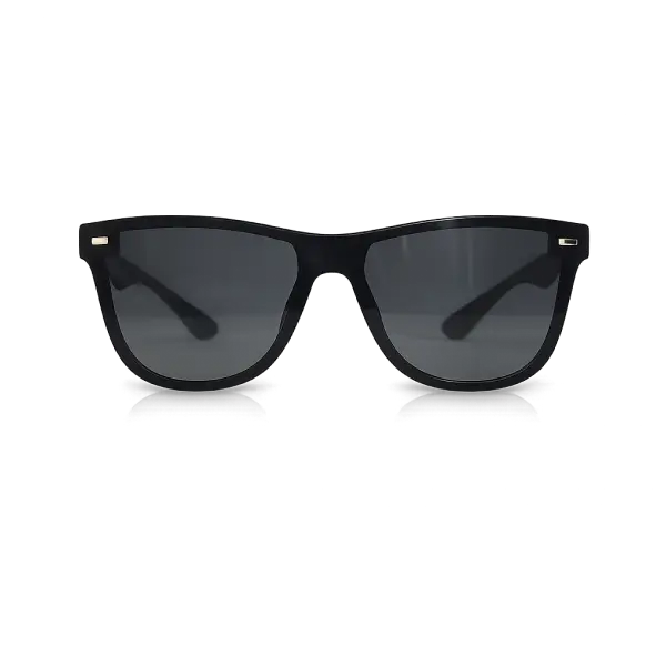 Classic Black Polarized Square Sunglasses